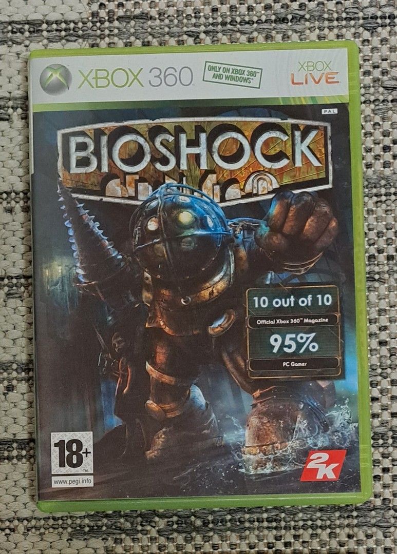 Bioshock xbox 360 videopeli