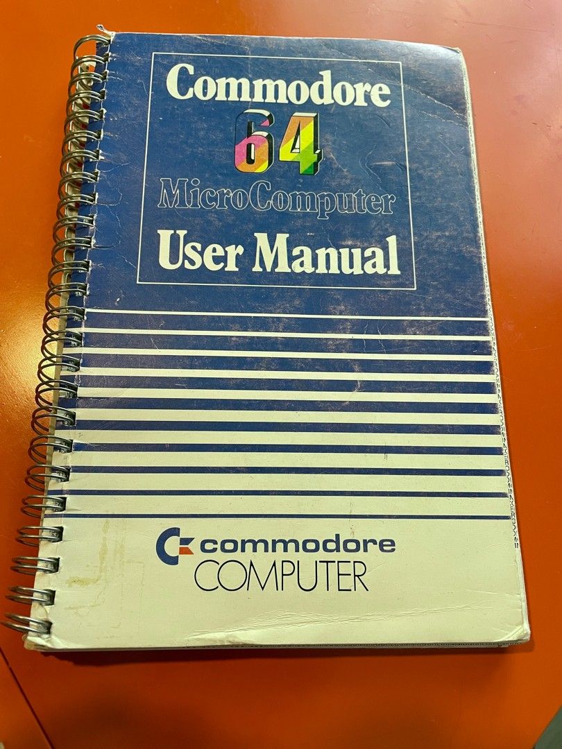 Commodore 64, User manual, manuaali