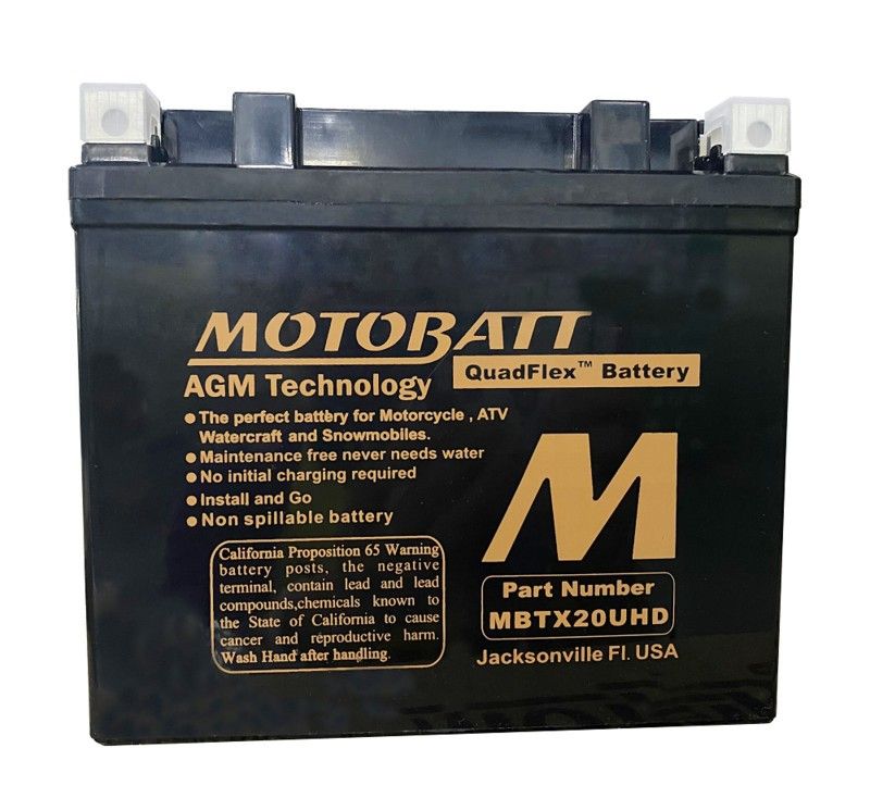 Motobatt akku, MBTX20UHD Black 109