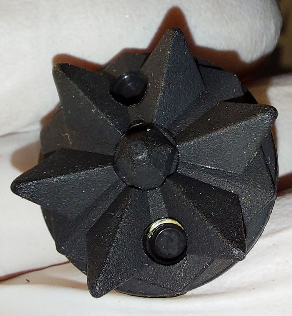 Q-Lok kengän ruusuke black diamond