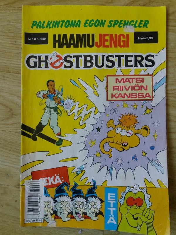 Haamujengi Ghostbusters sarjakuvalehti 8/1989