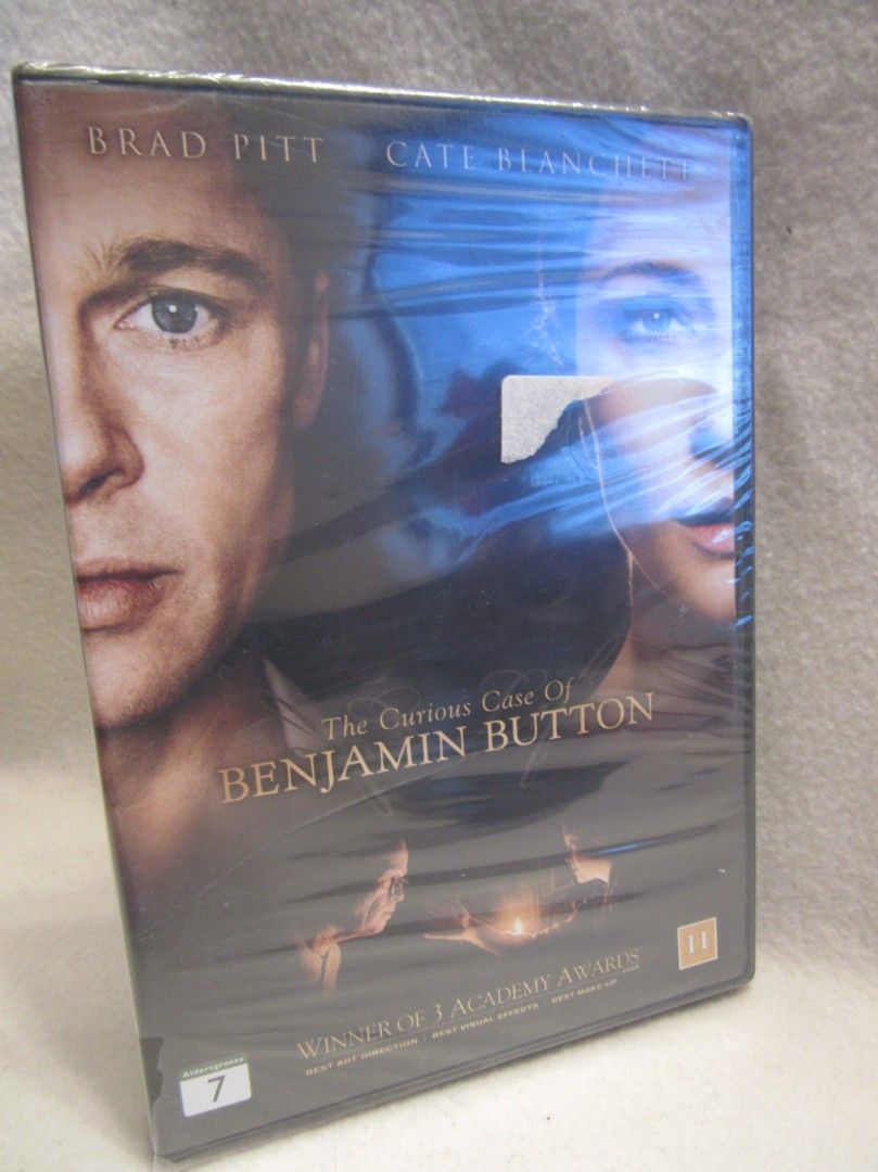 Benjamin Buttonin uskomaton elämä dvd uusi