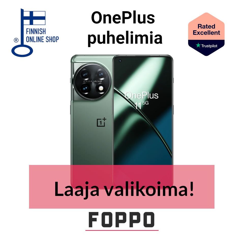 Käytettyjä OnePlus puhelimia 12kk takuulla - Foppo