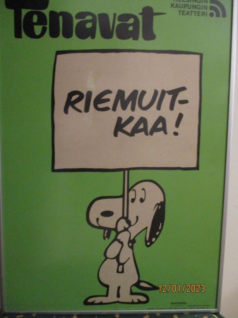 Tenavat / Snoopy Poster taulu 70-luku