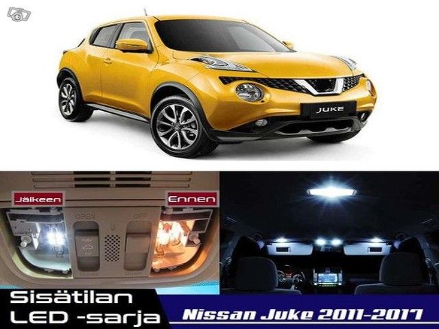 Nissan Juke (F15) Sisätilan LED -sarja ;10-osainen