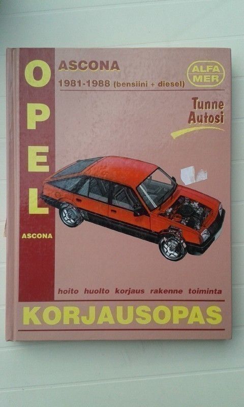 Korjausopas Opel Ascona 1981-1988 Alfamer, uusi