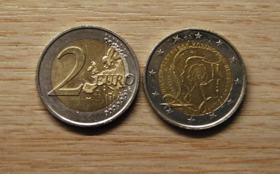 Alankomaat 2 euro 2013 Kuningaskunta 200 vuotta