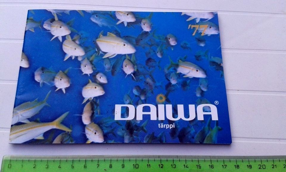 Daiwa tärppi 1977 - kalastustarvikeluettelo keräil