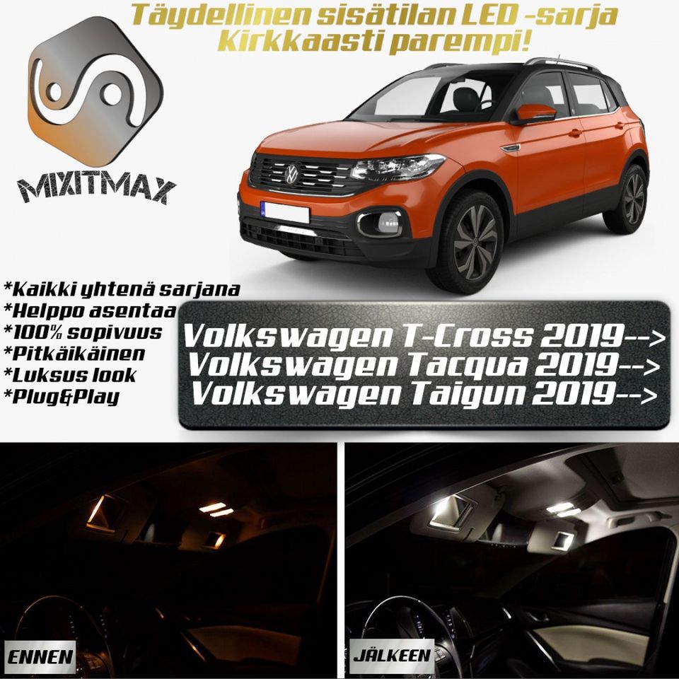 Volkswagen T-Cross Sisätilan LED -sarja ;x6