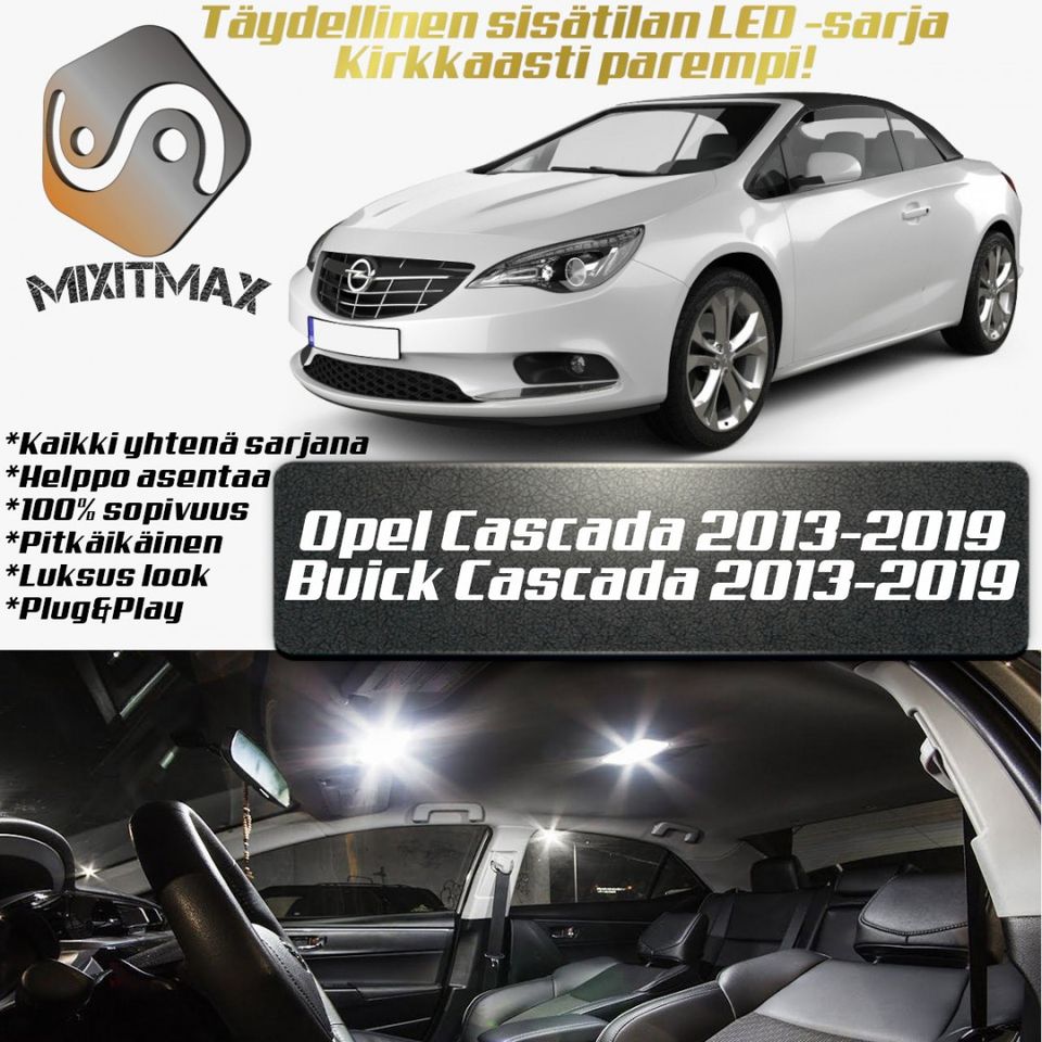 Opel Cascada Sisätilan LED -sarja ;x7