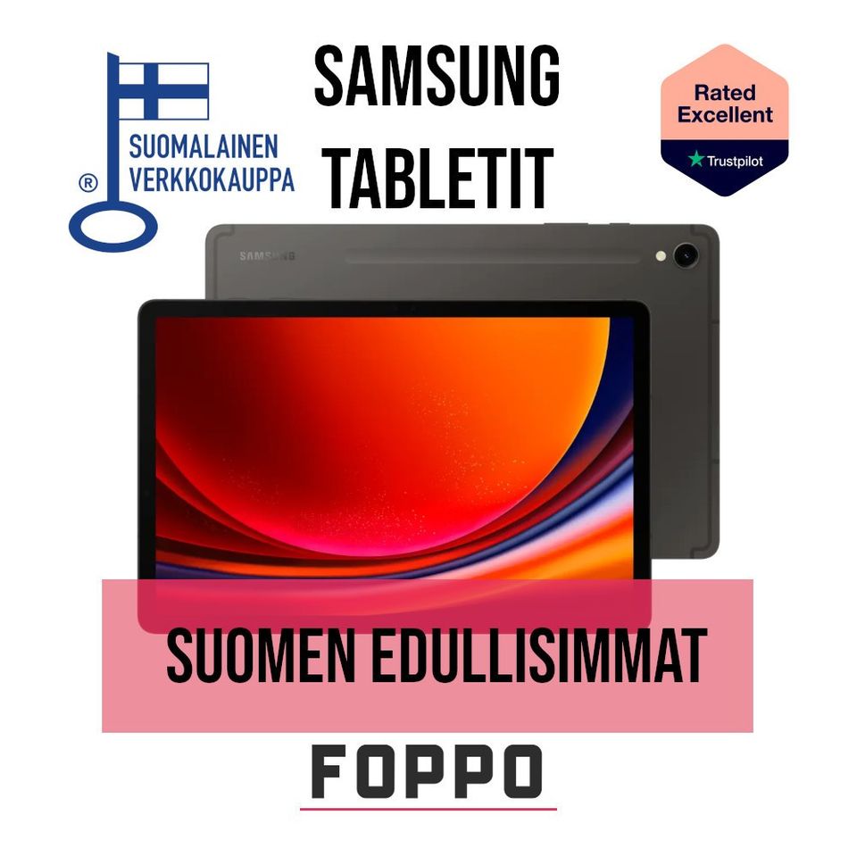 Käytettyjä Samsung tabletteja 12kk takuulla /Foppo