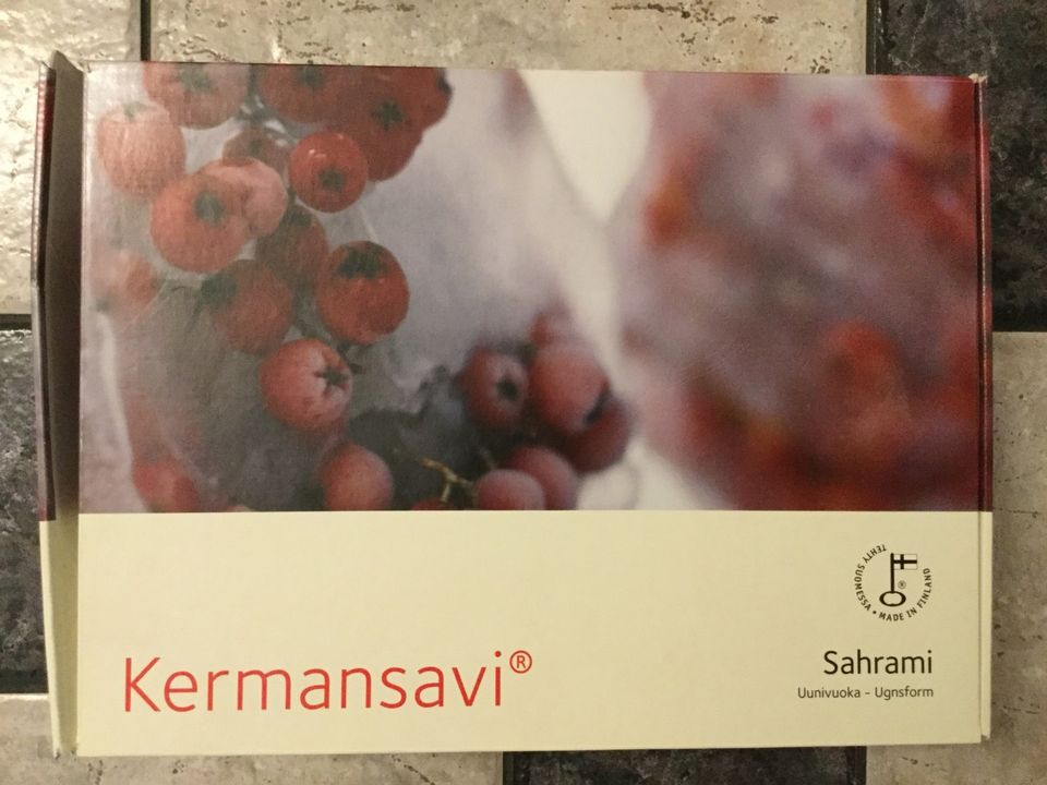 Kermansavi Sahrami uunivuoka 1,1l ja 2l UUDET