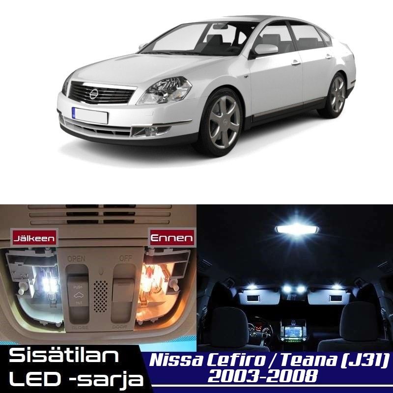 Nissan Cefiro (J31) Sisätilan LED -muutossarja 6000K ; x10