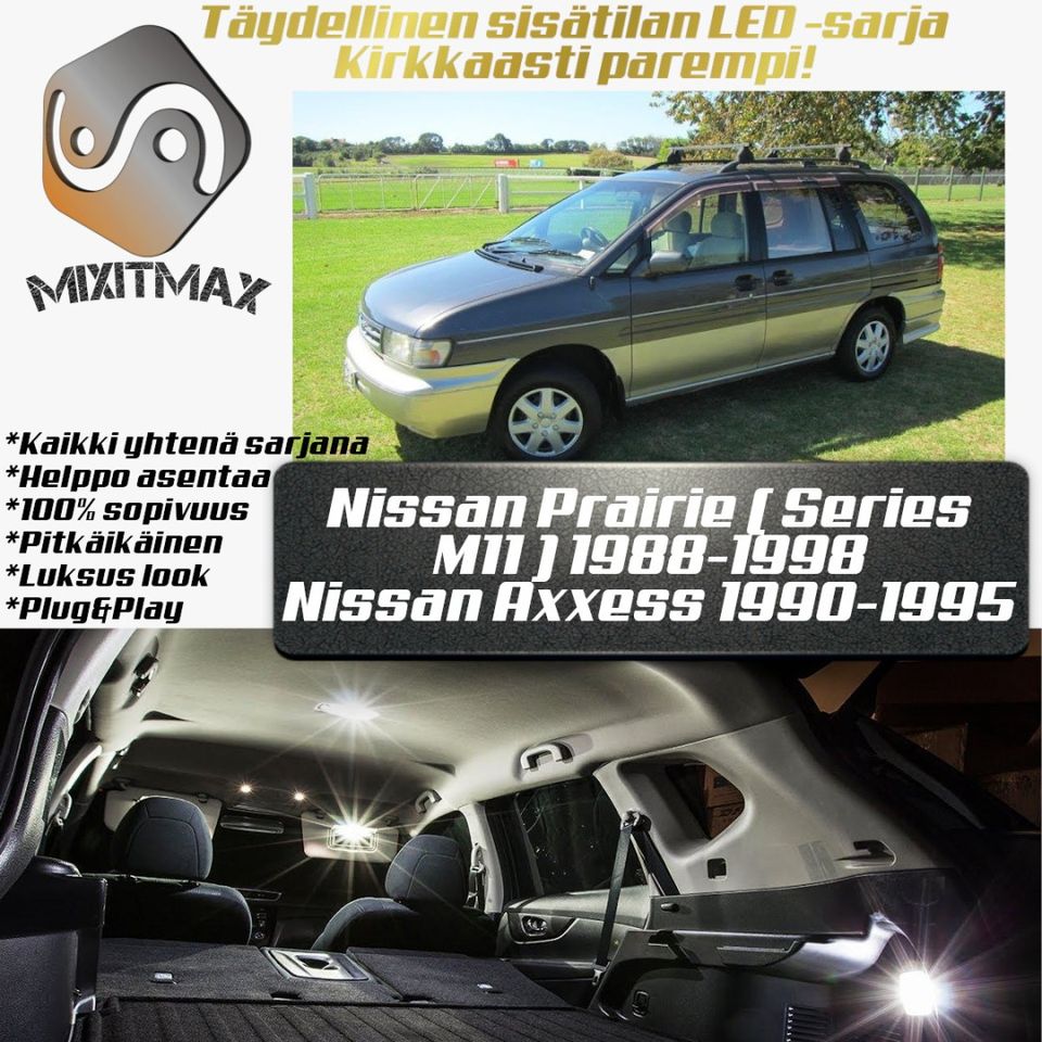 Nissan Prairie / Axxess Sisätilan LED -muutossarj