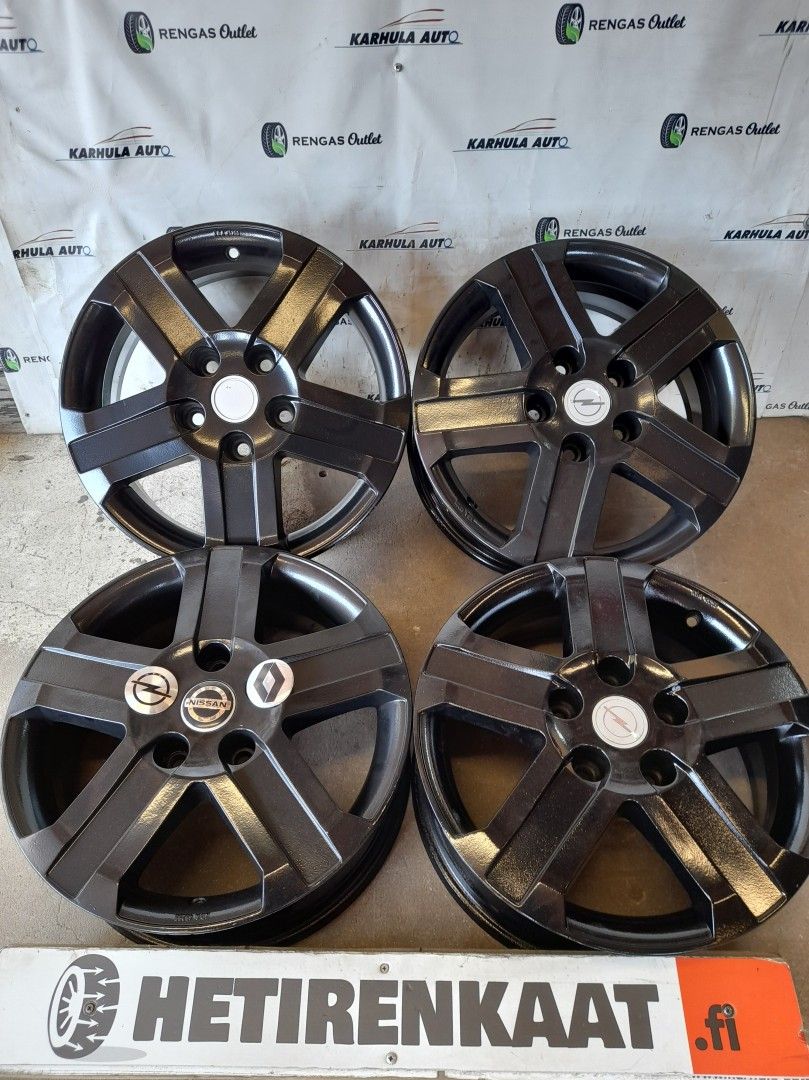 Pakettiauto Aluvanteet 5X118 R16 alumiini vanteet