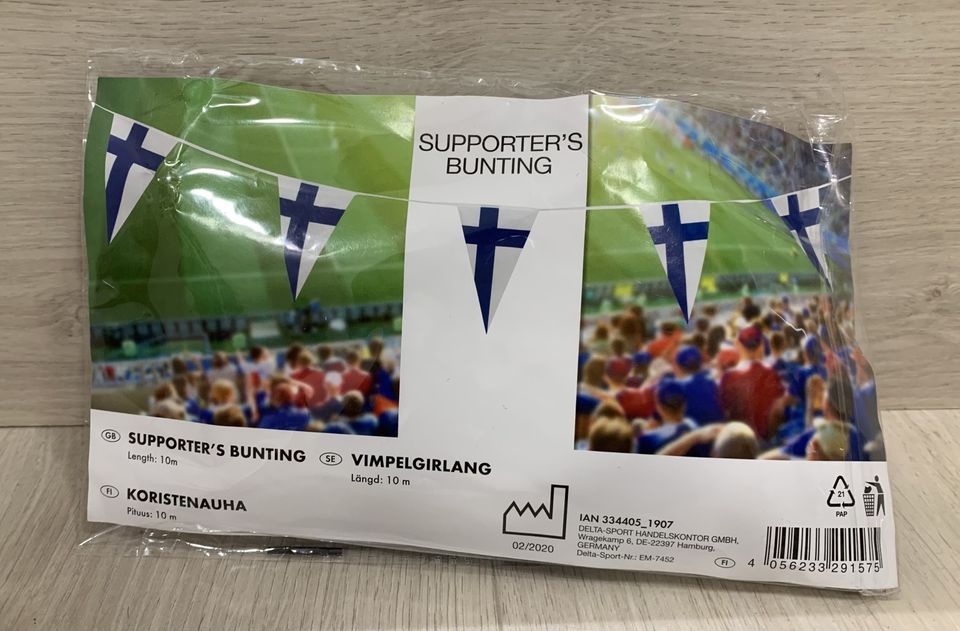 Uusi Suomen lippu viirinauha