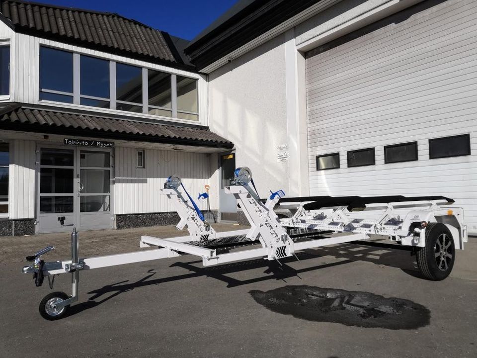 Tekno-Trailer 2 Jet 750L Tupla jettitraileri valk