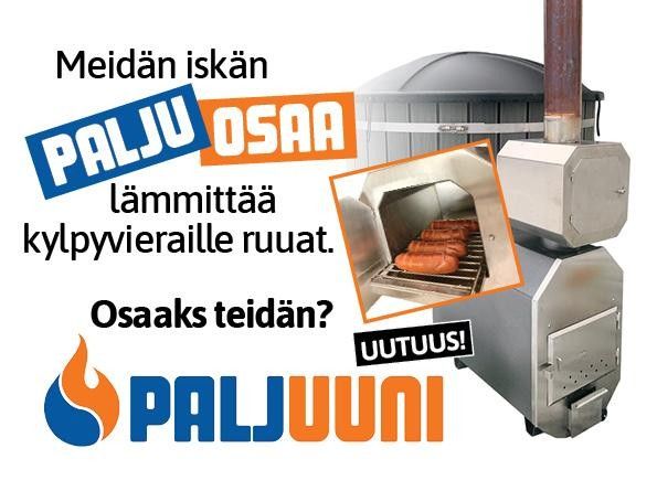 Uuni paljun kamiinan hormiin Paljuuni