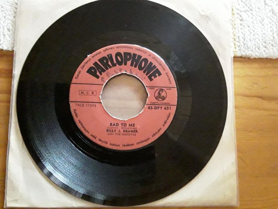 Billy J.Kramer with The Dakotas 7" Single