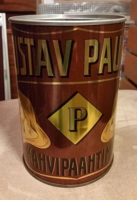 Gustav-Paulig kahvipaahtimo kahvipurkki