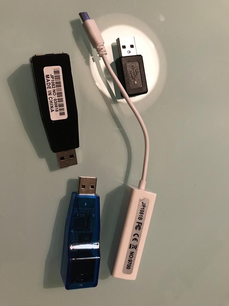 Micro USB / USB - Ethernet verkkokortti adapteri