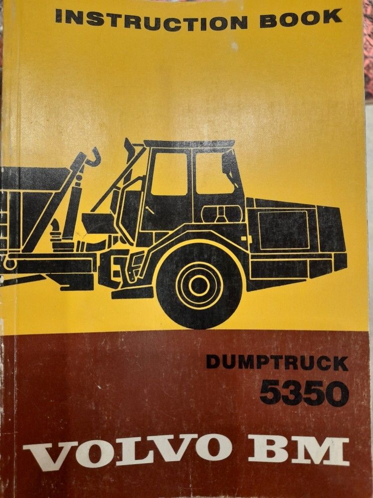 Volvo BM Dumpperi 5350 Käyttöohjekirja Myyty