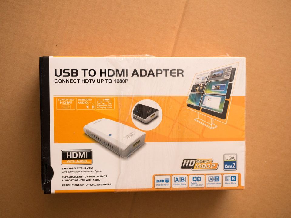 USB to HDMI / DVI sovite
