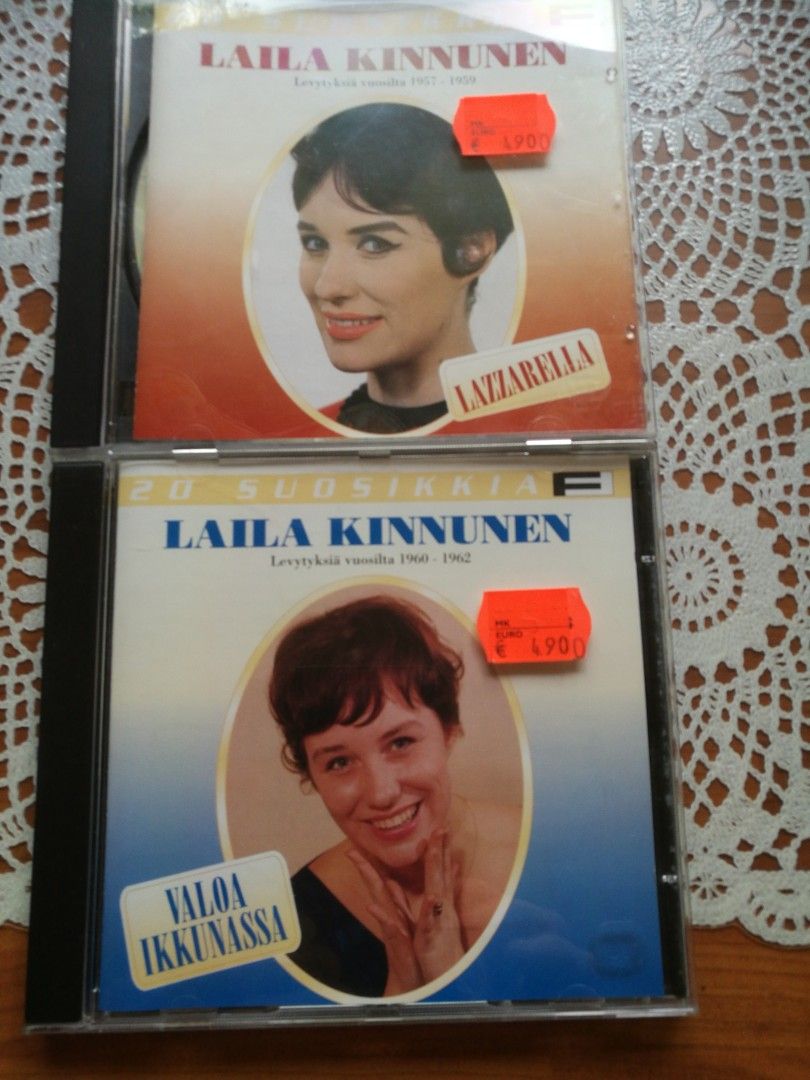 2 kpl Laila Kinnunen CD