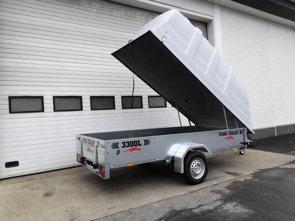 Kuomullinen peräkärry Tekno-Trailer 3300L-S