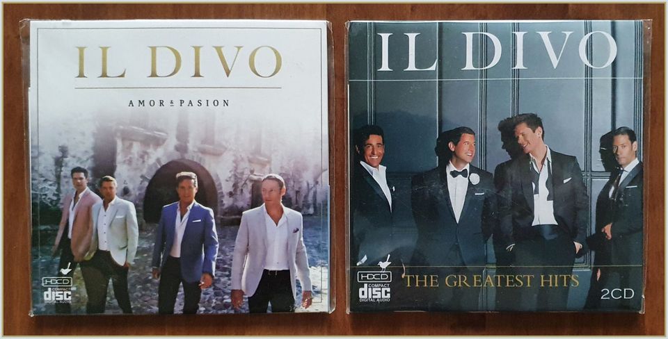 2 kpl IL DIVO cd:eitä (Toinen on 2CD set)