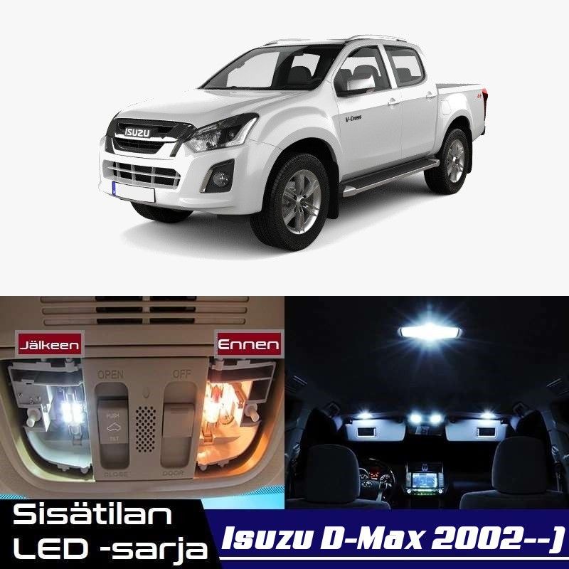 Isuzu D-MAX Sisätilan LED -muutossarja 6000K