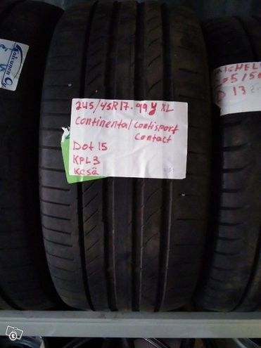 Kesärenkaat 245/45R17 Continental Q53