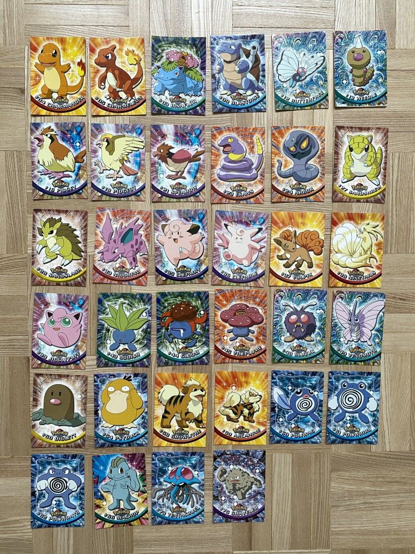 Pokemon Topps-kortteja