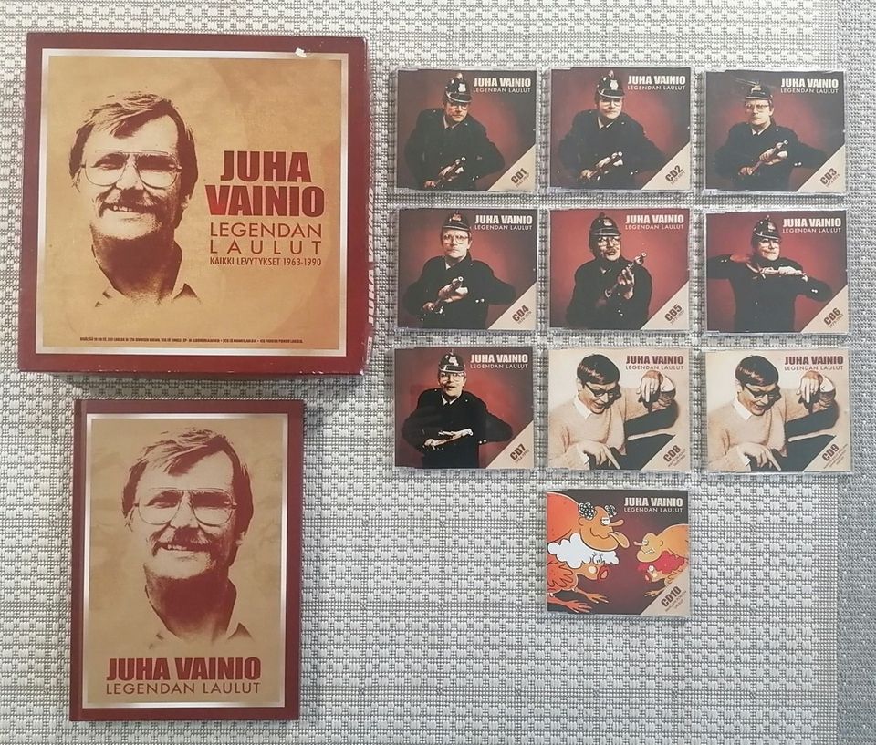 Juha Vainio, legendan laulut 1963-1990