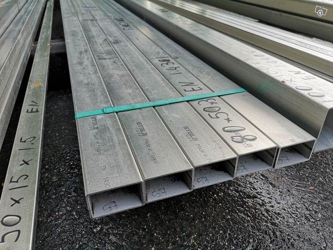 Ruostumaton 304L / 1,4301 Putki 80 x 50 x 3 mm