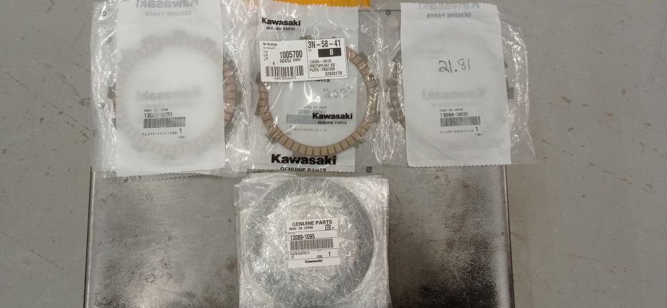 Kawasaki kx 450 kytkinlevyt sarja 13088-0051