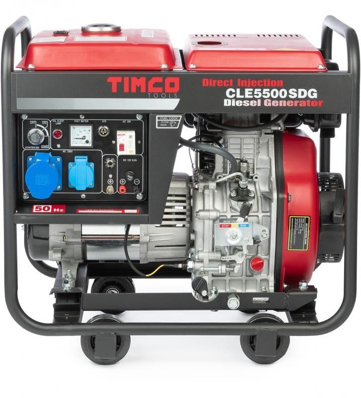 Generaattori Timco TCLE5500SDG 230 V diesel