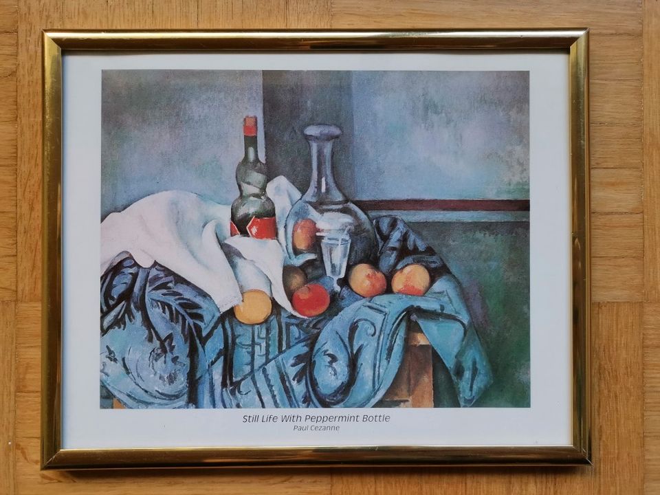 Paul Cezanne - Still Life With Peppermint Bottle