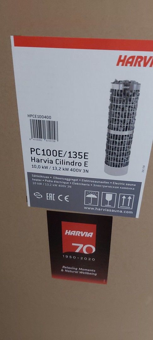 Sähkökiuas Harvia Cilindro Pro PC 100E/135E10/13,2