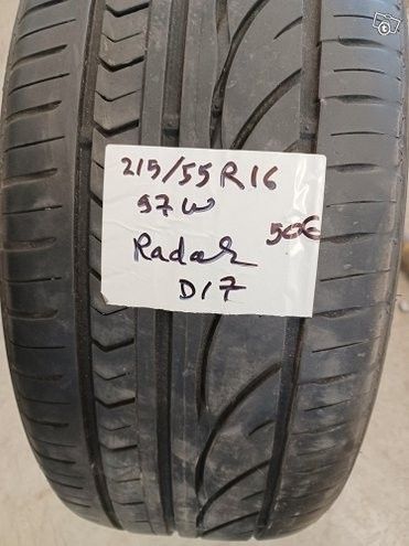 Kesärenkaat 215/55R16 RADAR 1 kpl Q29