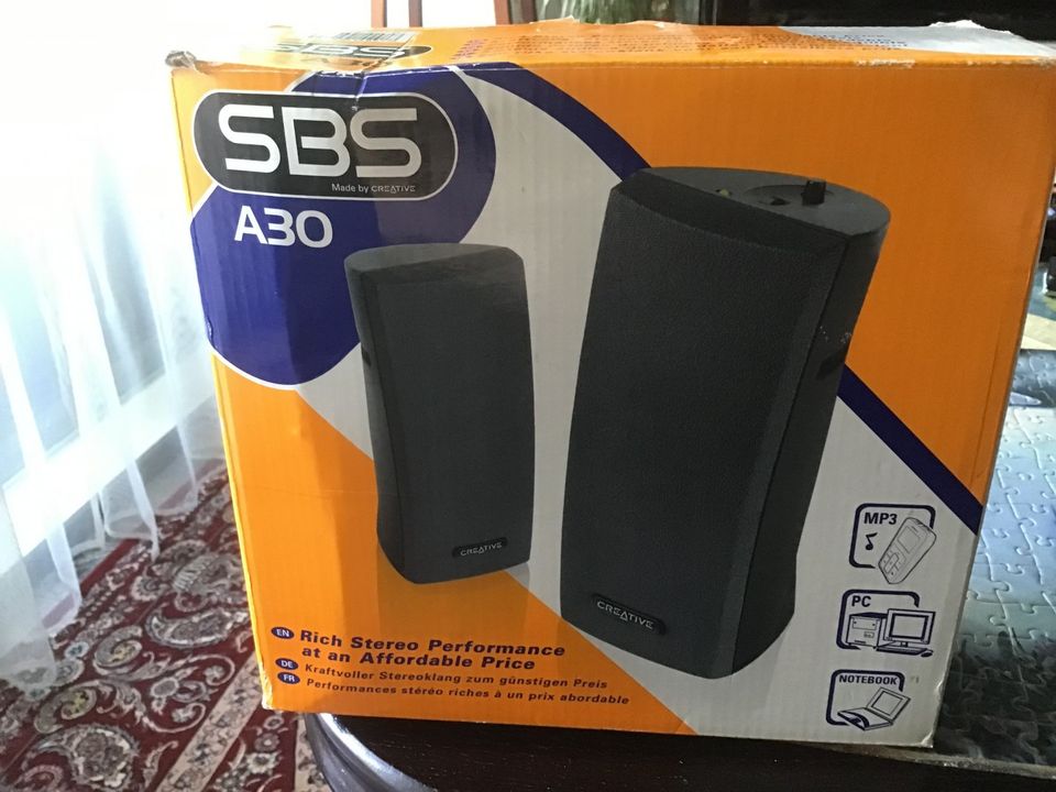 SBS A30 speakers, made by creative