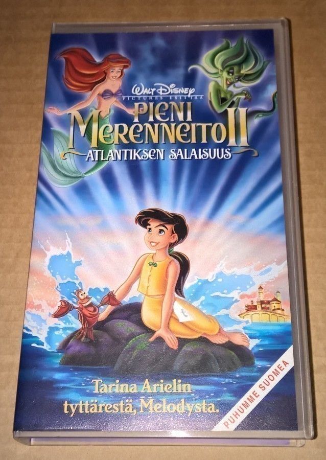 Pieni merenneito II Walt Disney vhs