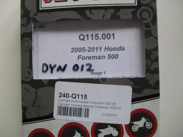 Dynojet suutinsarja Honda Foreman 500 05