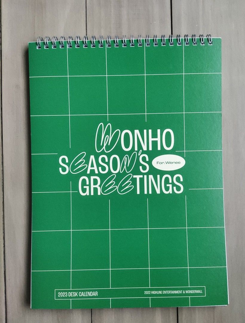 Wonho Season's Greetings 2023 kalenteri