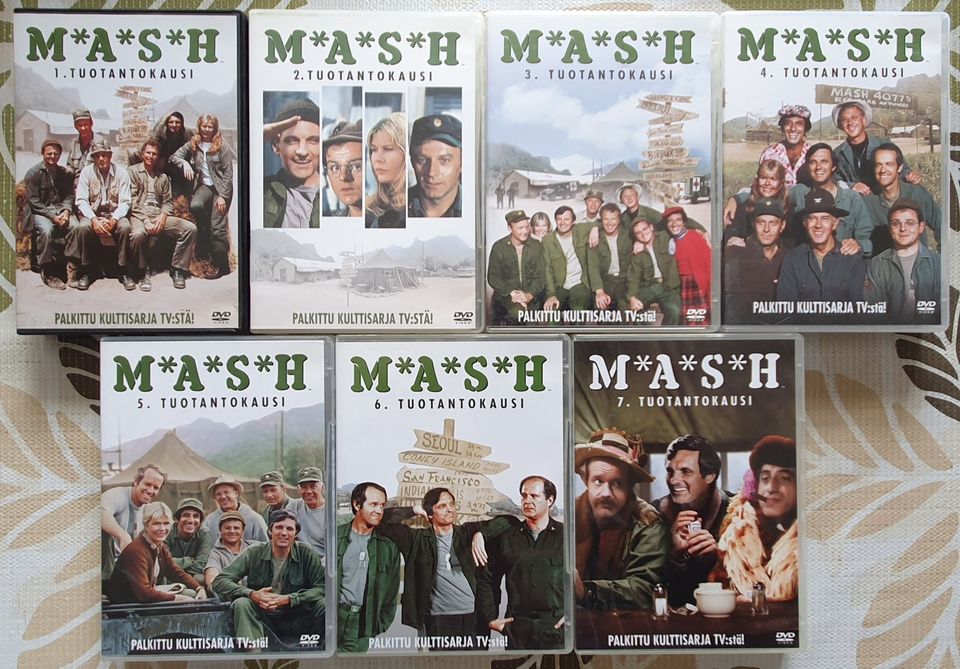 MASH kaudet 1, 2, 3, 4, 5, 6 ja 7 - DVD boxit