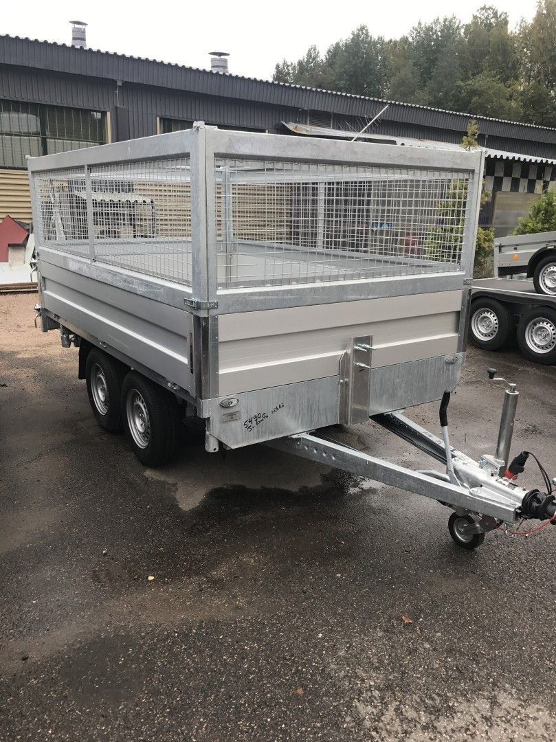 3-kaatokippi traileri 3x1,5 2700kg