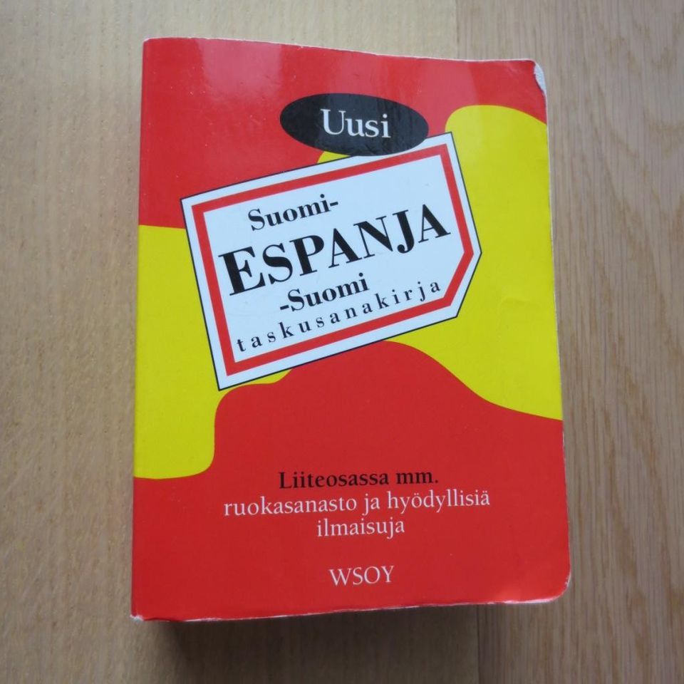 Suomi-espanja-suomi taskusanakirja