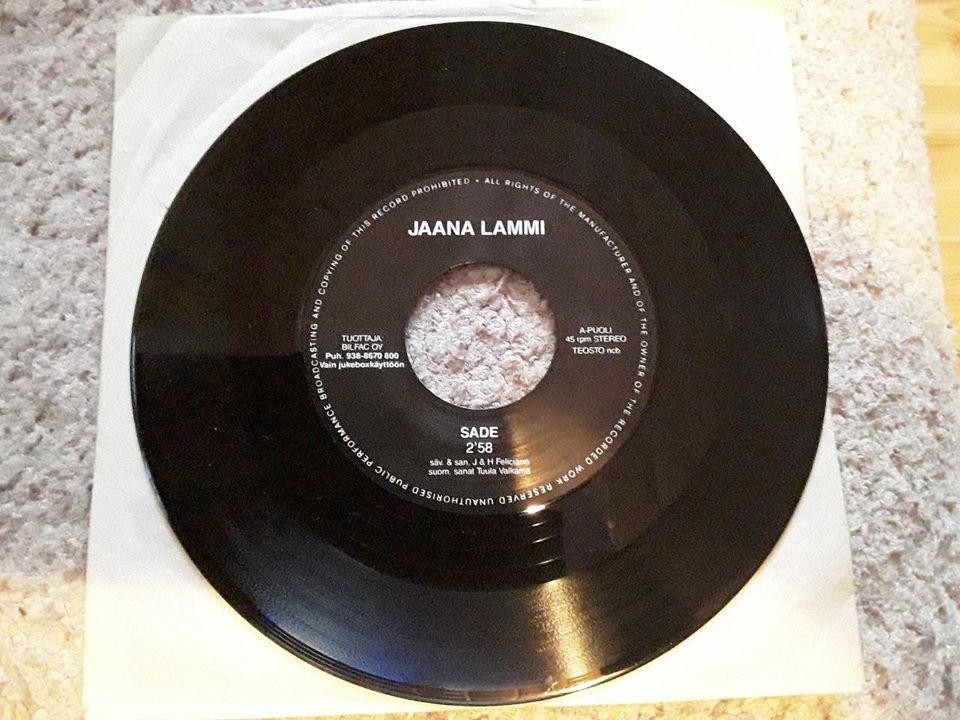 Jaana Lammi / Jukka Ruusumaa 7" Single