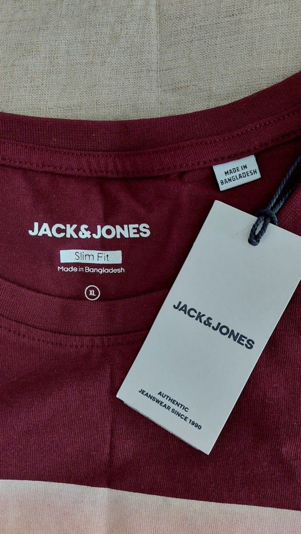 Jack & Jones miesten t-paita, uusi