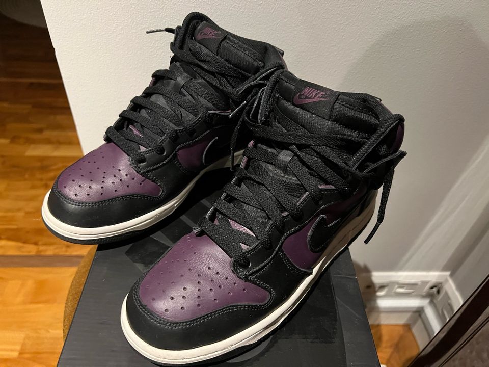 Nike Dunk HI/F wine/black-white 42